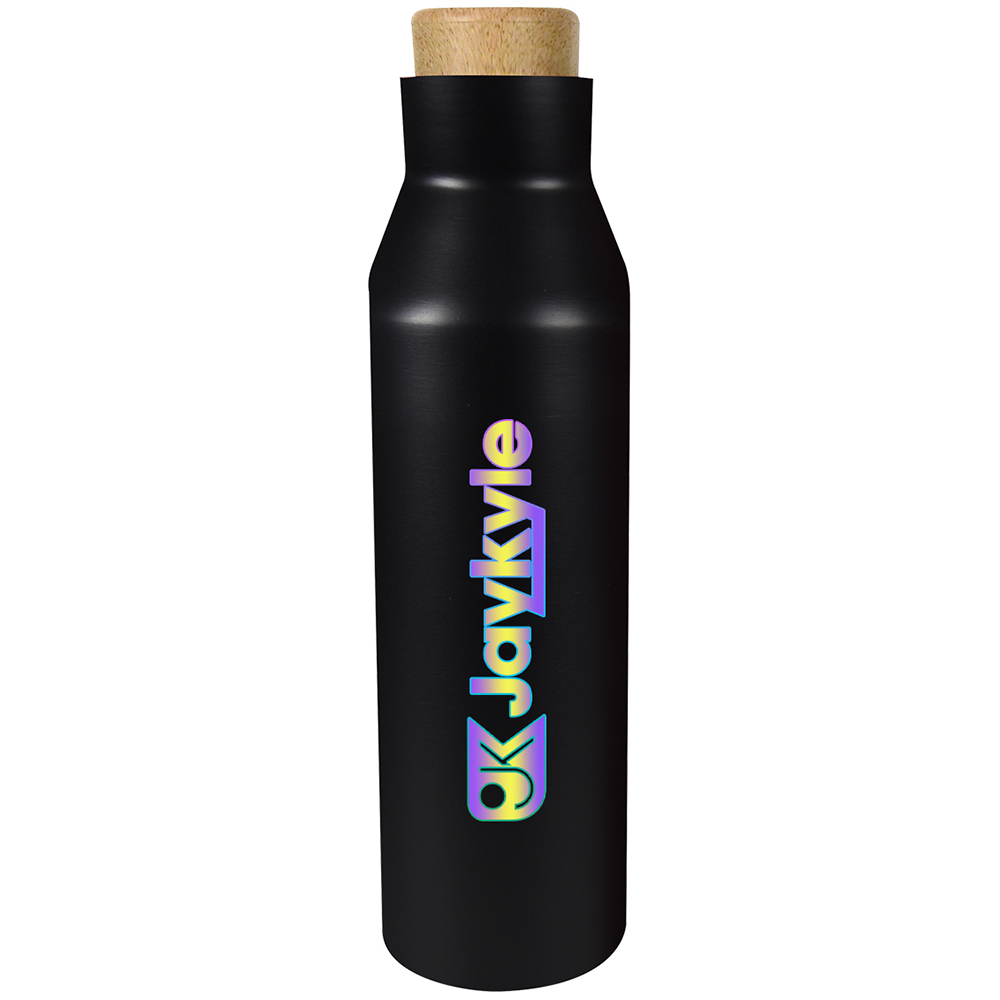 Baja Stainless Steel Bottle – 21 oz - 5356_BLK_Colorbritedrinkware