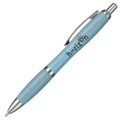 Nash Wheat Straw Ballpoint Pen - Nash Wheat Straw Ballpoint Pen 8211 Blue