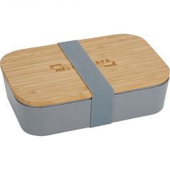 Bamboo Fiber Lunch Box with Cutting Board Lid - download 6