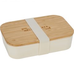 Bamboo Fiber Lunch Box with Cutting Board Lid - download 7