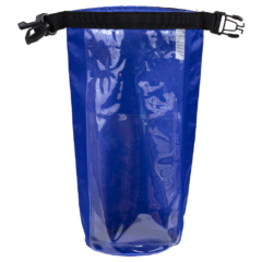 Water Resistant Dry Bag With Clear Pocket Window – 2.5 Liter - drybag25clearpocket