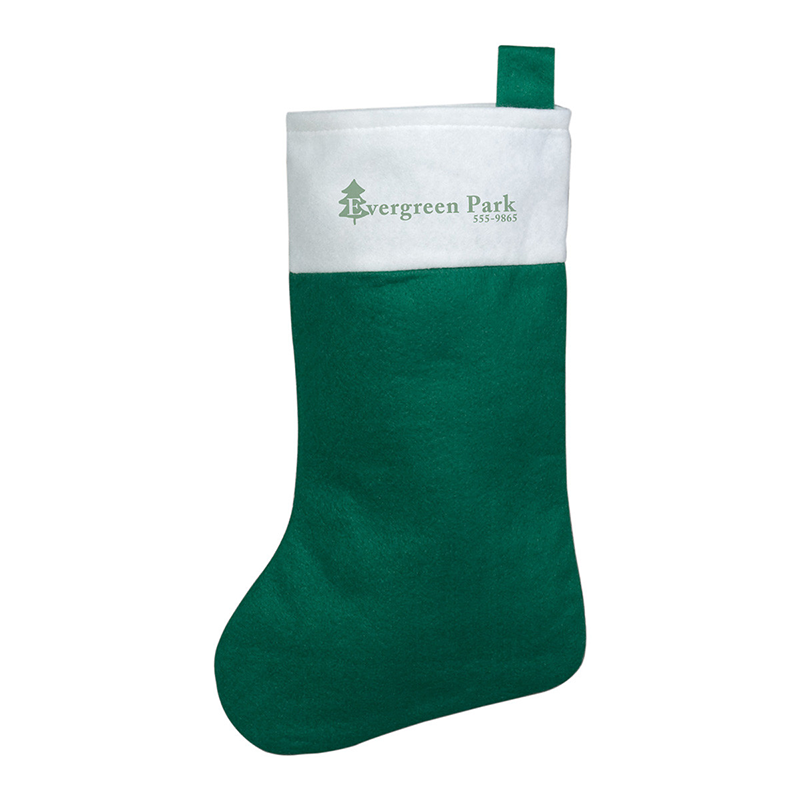 Felt Christmas Stocking - feltstockinggreen