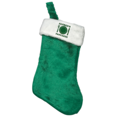 Plush Christmas Stocking - plushstockinggreen