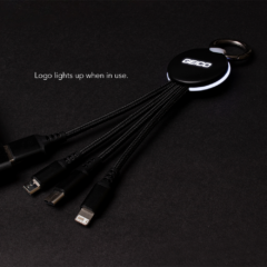 Spotlight Illuminating USB Cable - spotlightcableblackwhite