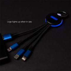 Spotlight Illuminating USB Cable - spotlightcableblueblue