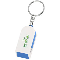 Phone Stand and Screen Cleaner Combo Key Chain - 189_BLU_Digibrite