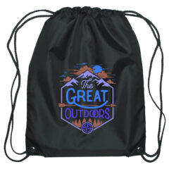Small Drawstring Sports Pack - 3071_BLK_Colorbrite