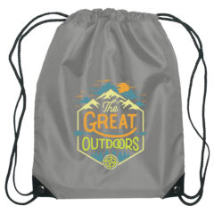 Small Drawstring Sports Pack - 3071_GRA_Colorbrite