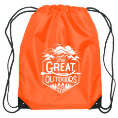 Small Drawstring Sports Pack - 3071_ORN_Silkscreen