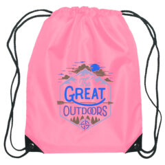 Small Drawstring Sports Pack - 3071_PNK_Colorbrite