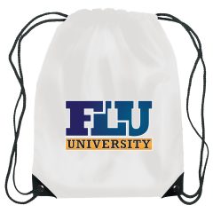 Small Drawstring Sports Pack - 3071_WHT_Colorbrite