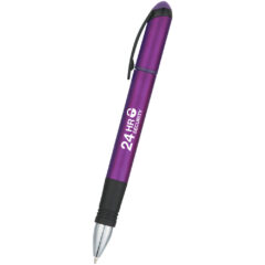 Domain Pen with Highlighter - 347_PUR_Silkscreen