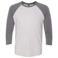 Next Level Unisex Triblend Three-Quarter Sleeve Raglan - 45893_f_fm