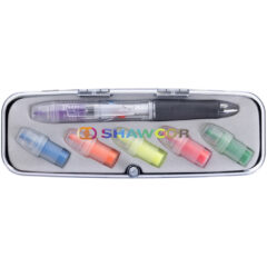 Tri-Color Pen and Highlighter Set - 464_BLKCLR_Digibrite