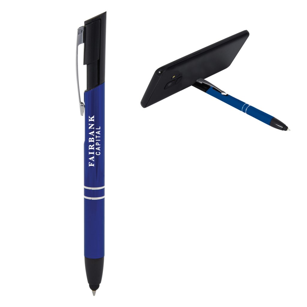 Archer Phone Holder Stylus Pen - 490_BLU_Silkscreen