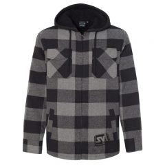 Burnside – Quilted Flannel Full-Zip Hooded Jacket - 50406_f_fl