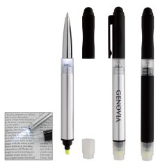 Illuminate 4-in-1 Highlighter Stylus Pen with LED - 605_group
