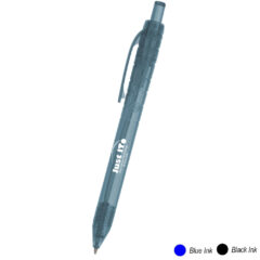 Oasis Bottle-Inspired Pen - 660_TRNBLUBLK_Silkscreen