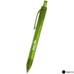 Oasis Bottle-Inspired Pen - 660_TRNGRNBLK_Silkscreen