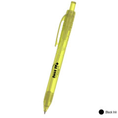 Oasis Bottle-Inspired Pen - 660_TRNYELBLK_Silkscreen