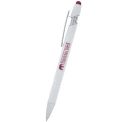 Roxbury Incline Stylus Pen - 698_WHTFUS_Silkscreen