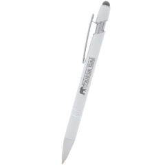 Roxbury Incline Stylus Pen - 698_WHTGRA_Silkscreen
