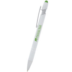 Roxbury Incline Stylus Pen - 698_WHTLIM_Silkscreen