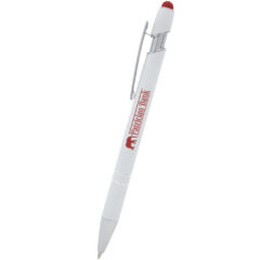 Roxbury Incline Stylus Pen - 698_WHTRED_Silkscreen