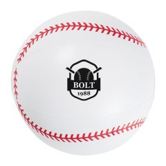 Baseball Beach Ball – 16″ - 701_WHT_Padprint