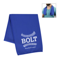 rPET Cooling Sport Towel - 7857_BLU_Silkscreen