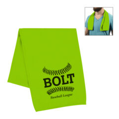 rPET Cooling Sport Towel - 7857_GRN_Silkscreen