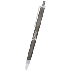 Slim Click Translucent Pen - 785_FSTBLK_Silkscreen