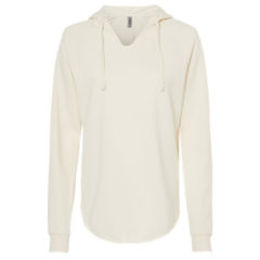 Independent Trading Co. Women’s Lightweight California Wave Wash Hooded Sweatshirt - 79624_f_fm