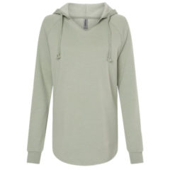 Independent Trading Co. Women’s Lightweight California Wave Wash Hooded Sweatshirt - 79628_f_fm
