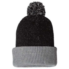 Sportsman 12″ Knit Speckled Pom-Pom Beanie - 82411_f_fm