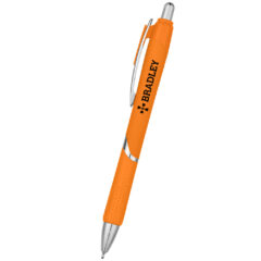 Dotted Grip Sleek Write Pen - 886_ORN_Silkscreen