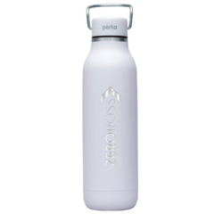 Perka® Dashing Double Wall Stainless Steel Bottle – 20 oz - PerkaDashing20ozDoubleWallStainlessSteelBottlewhite