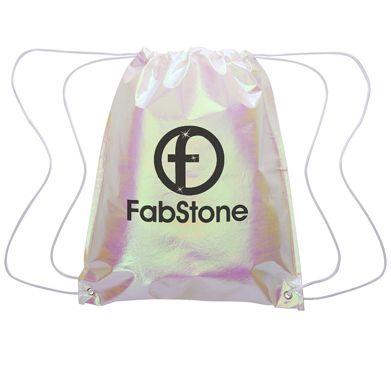 Iridescent Pearl Drawstring Bag - bag2