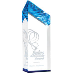 Large Chisel Tower Award - 10013_BLU_Laser