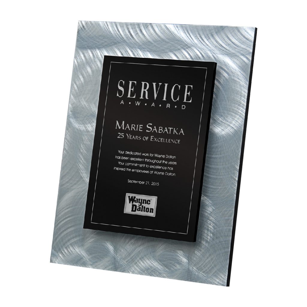 Silver Wall Plaque - 10017_SIL_Laser