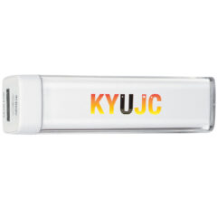 UL Listed 2200 mAh Charge-It-Up Power Bank - 2650UL_WHT_Digibrite