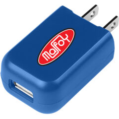 UL Listed Rectangular USB A/C Adapter - 2823_BLU_Digibrite