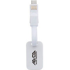 Magnetic Charging Cable 3-In-1 - 2923_WHT_Padprint