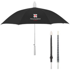 Umbrella With Collapsible Cover – 46″ Arc - 4023_BLK_Colorbrite