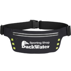 Running Belt With Safety Strip And Lights - 4206_BLK_Silkscreen