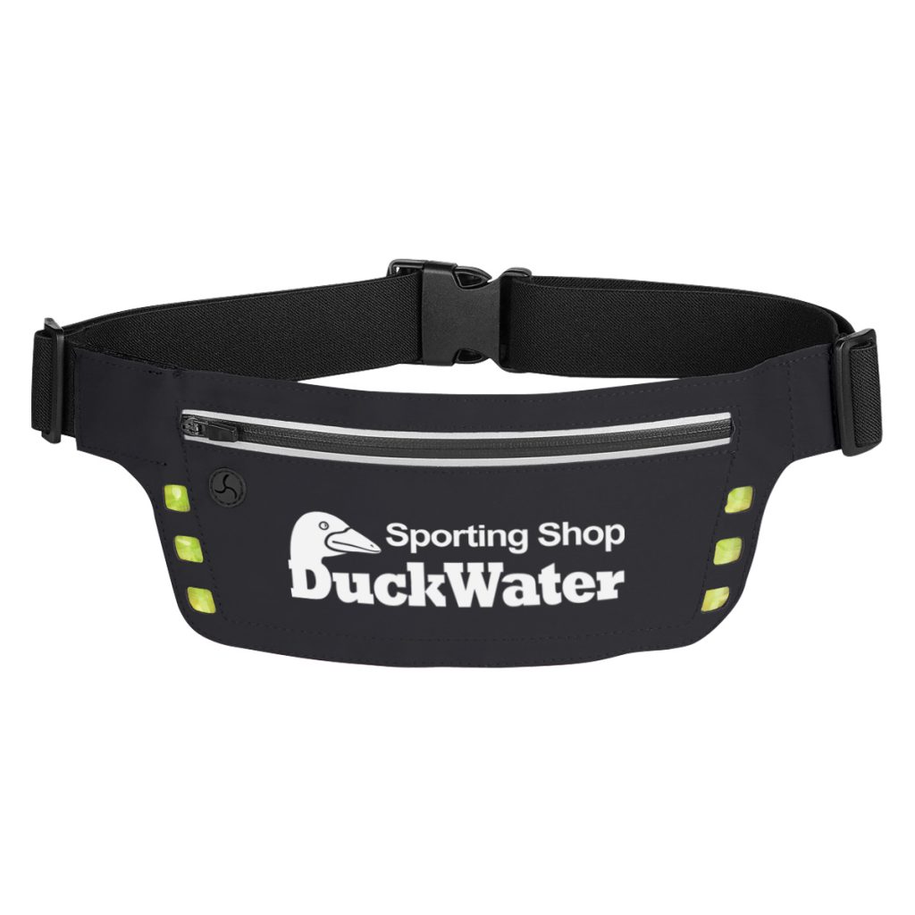 Running Belt With Safety Strip And Lights - 4206_BLK_Silkscreen