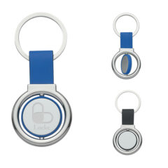 Circular Metal Spinner Key Tag - 4770_group