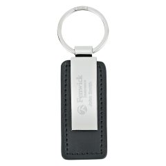 Executive Pen And Leatherette Key Tag Box Set - 4790_BLKSIL_Personalization_Laser