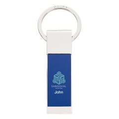 Two-Tone Rectangle Key Tag - 4795_BLUSIL_Personalization_Digibrite