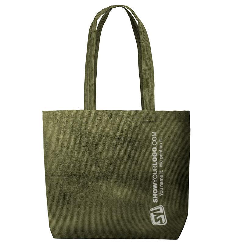 Daily Grind Tote Corduroy - 5010-cr-olive